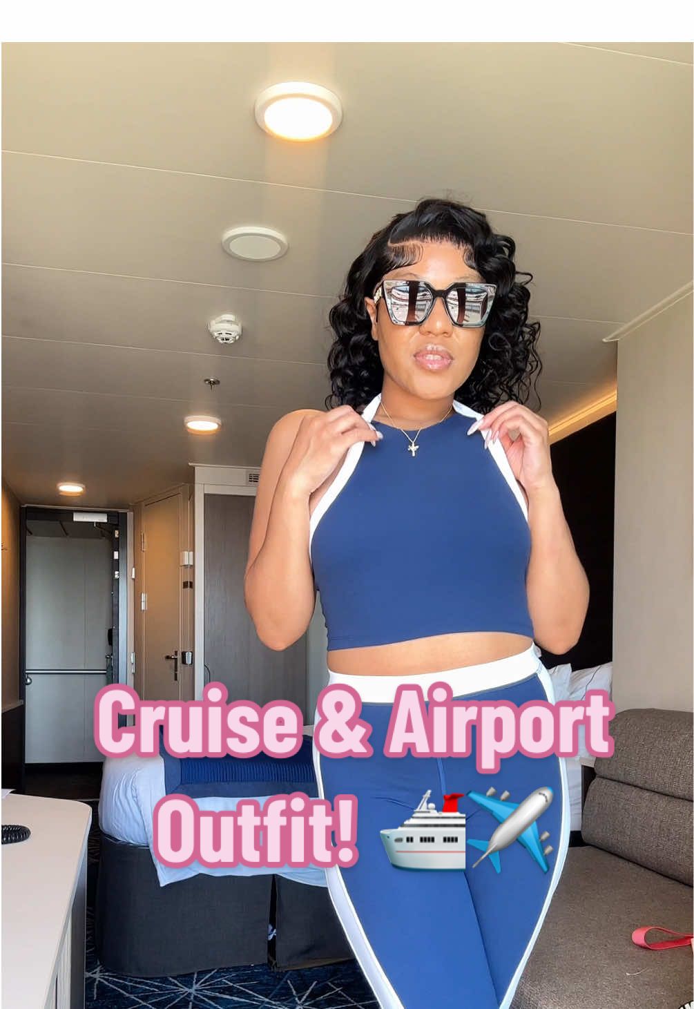 Whether I’m heading to the airport or boarding a cruise, being cute & comfy is a must! ✈️⛴️ This Lululemon two-piece set is the perfect travel outfit—soft, stretchy, and effortless. It keeps me looking put together while feeling like I’m in loungewear! Who else loves a matching set for travel? 💕 #TravelStyle #CruiseOutfit #AirportFashion #Lululemon #SoloTraveler #airportoutfit #norwegiancruise 