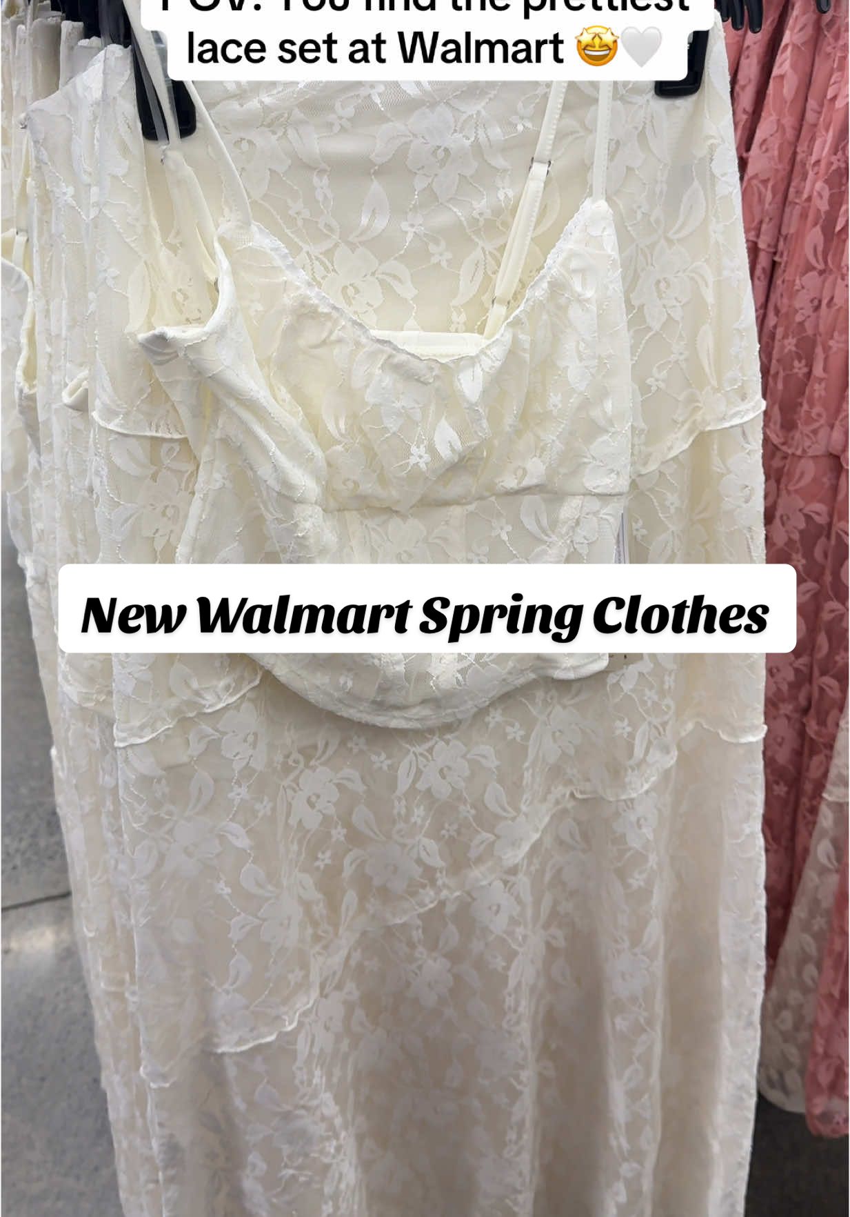 Walmart Fashion Finds 🤩 Loving the lace 🤍 Walmart clothes are 🔥🔥🔥 #walmartfinds #walmartclothing #walmart2025 #springfashion #boujeeonabudget 