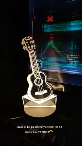 Sobrang ganda ng Guitar Led lamp na'to🫶🥹 Sa susunod totoong guitar na talaga🙏❤️#foryoupage #trend #makeitviral #music #guitar 