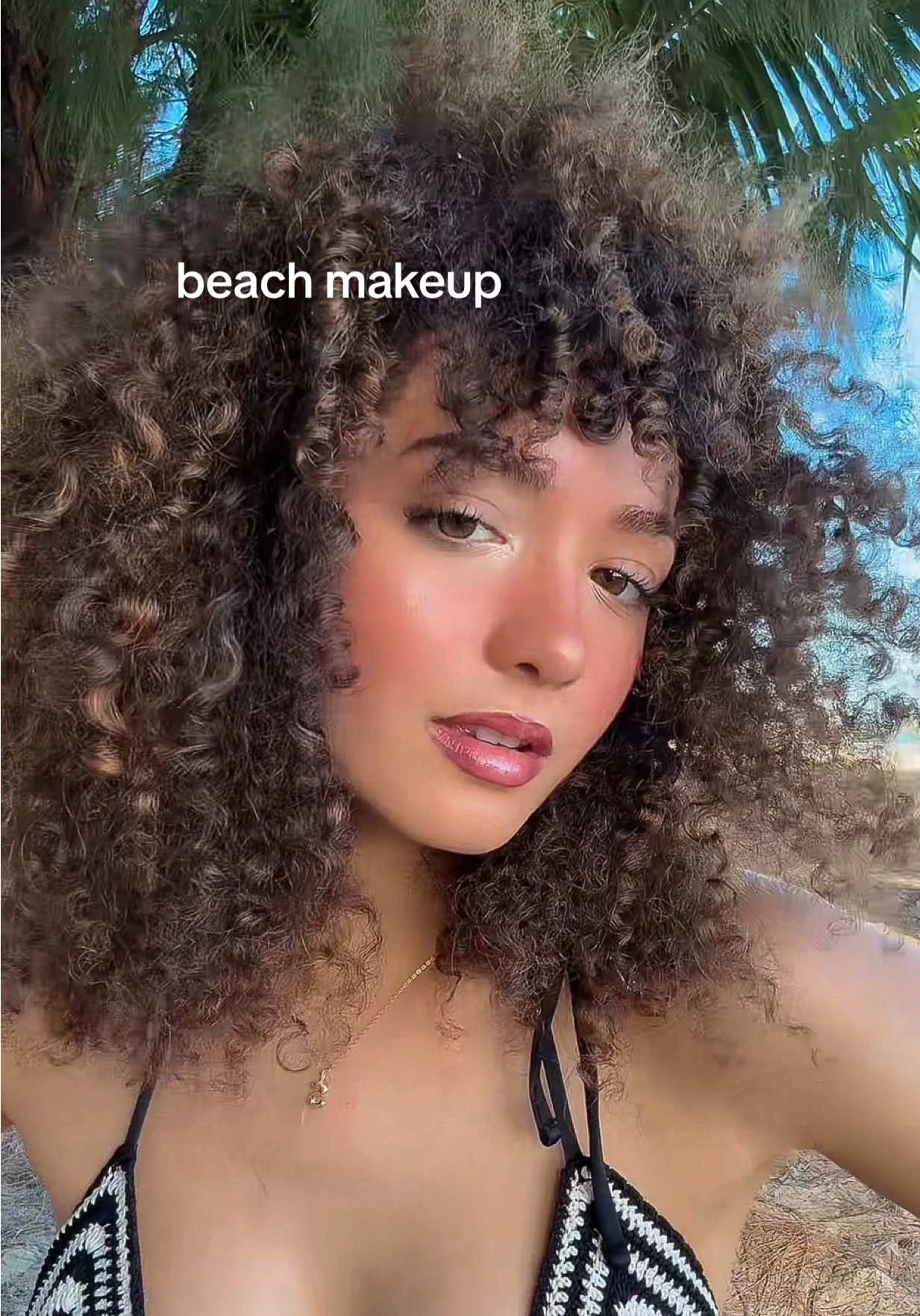 beach makeup🌺🌴🐠 #makeup #beauty 