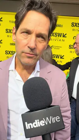 #PaulRudd talks the difference between working with a studio like A24 versus Marvel. #indiewire #sxsw 