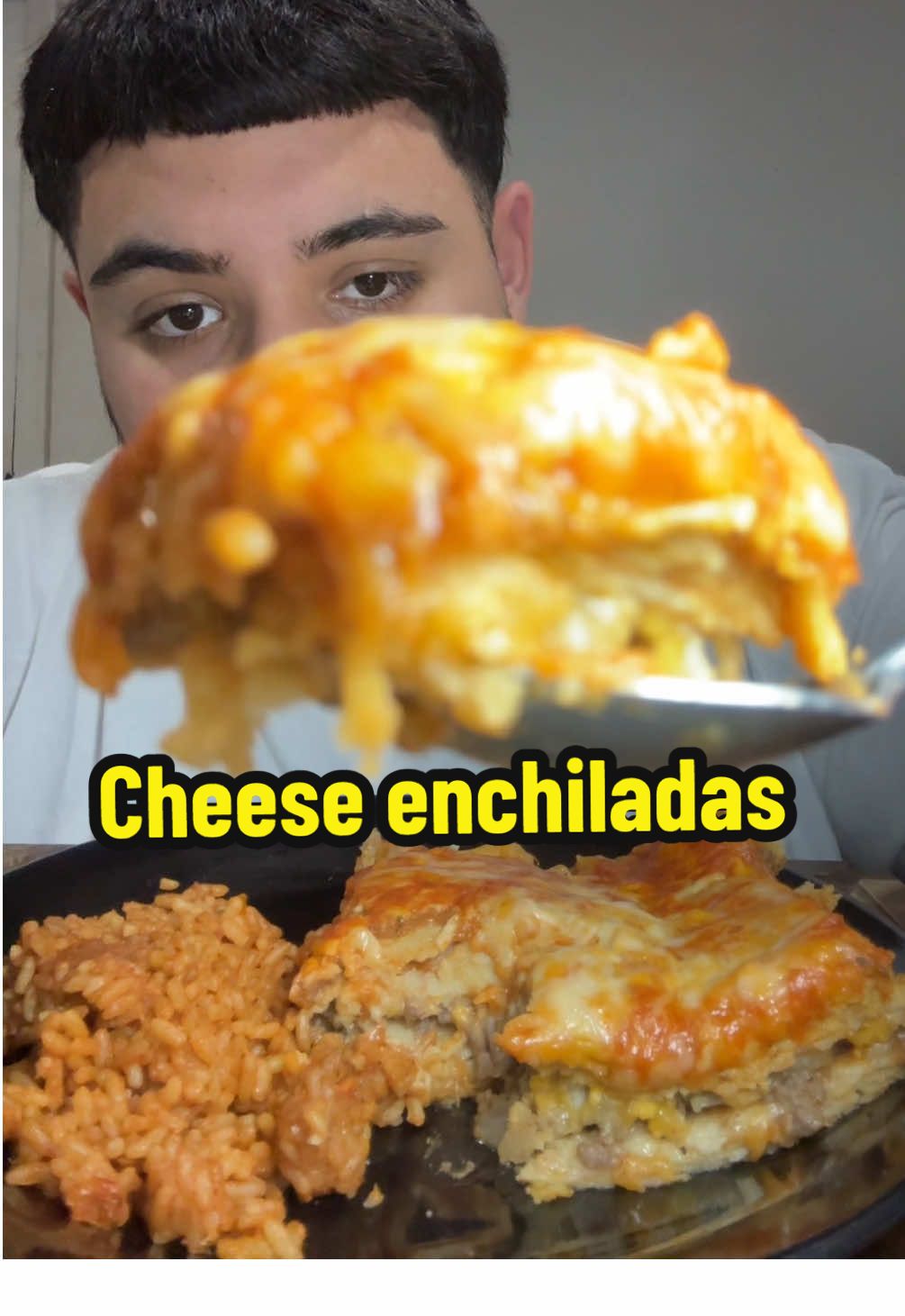 Homemade cheese enchiladas #fyp #2am #mukbangeatingshow #Foodie #trending #eating #viralvideo #fypシ #asmreating #asmr #mukbang #fypage #foryoupage #FoodTok #creatorsearchinsights 