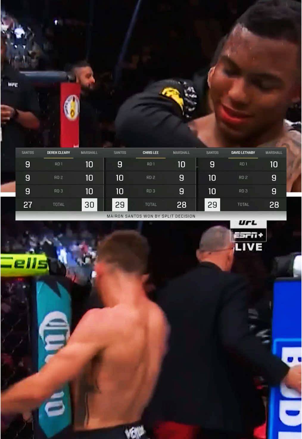 #MaironSantos defeated Francis Marshall by split decision at #UFC313 #UFC #MMA #combatsports 