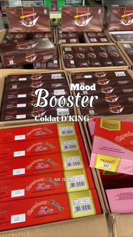Aneka Coklat D’KING Ready yaa🍫 #CapCut #coklatalmon #fyp #fyppppppppppppppppppppppp #almonddking #megabol #chocoberryalmond #almonddking 