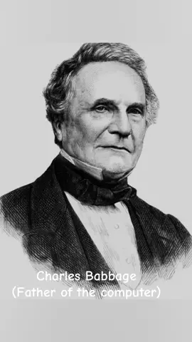 The Father of the Computer is Charles Babbage (1791–1871). He was an English mathematician, inventor, and mechanical engineer who designed the Analytical Engine, a mechanical general-purpose computer concept. Why is Babbage called the “Father of the Computer”? 	•	He designed the Difference Engine, an early mechanical calculator. 	•	He later conceptualized the Analytical Engine, which had components similar to modern computers: 	•	Arithmetic Logic Unit (ALU) 	•	Memory (storage) 	•	Conditional branching (decision-making capabilities) 	•	Punch card input (similar to early programming) Although Babbage never built a fully functional version of his machines during his lifetime, his designs laid the foundation for modern computing. In the 20th century, Alan Turing further developed these ideas, leading to the first programmable computers.#fatherofthecomputer 