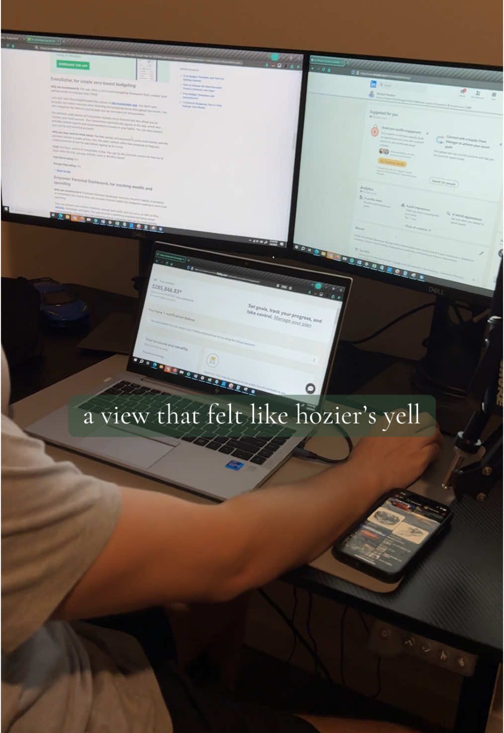 What a beautiful view #moneytok #PersonalFinance #savingmoney 