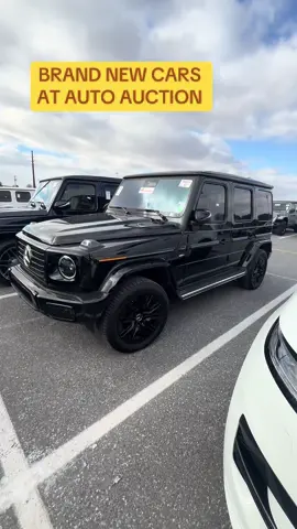 I found brand new cars at an Auto Auction!! #car #carsoftiktok #dealer #wholesale #trending #mercedes #gwagon #auction #fyp 