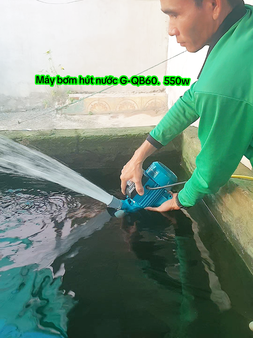 [Chính hãng] máy bơm hút nước G- QB60 ,550W giá  rẻ, chất lượng ,bên trong lõi đồng,bơm hút nước sinh hoạt, tưới tiêu ,làm vườn/ bảo hành 6 tháng.#maybomnuoc #moto #nguyễnvăndão #tiepthilienket #afliatemarketing #cuocsong 
