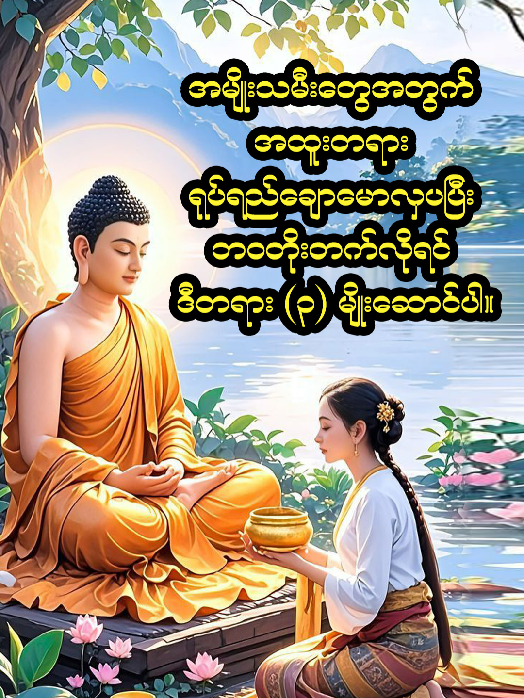 အမျိုးသမီးတွေအတွက် အထူးတရား ရုပ်ရည်ချောမောလှပပြီး ဘ၀တိုးတက်လိုရင် ဒီတရား ၃ မျိုးဆောင်ပါ.. https://www.tiktok.com/@buddha.daily https://www.youtube.com/@BuddhaDailyWisdom https://www.facebook.com/Buddha.DailyWisdom ~ ပါချုပ်ဆရာတော်ကြီး၏ တရားတော်များထဲမှ ကောက်နုတ်တင်ဆက်ပေးခြင်းဖြစ်ပါသည် ~ တရားအသိများ တိုးပွါးစေရန်ရည်ရွယ်ပါသည်။ လုံးစုံများစွာသတ္တဝါ ချမ်းသာကိုယ်စိတ်မြဲပါ​စေ။ #ဗုဒ္ဓဘာသာ #ဗုဒ္ဓတရားတော်များ #တရားတော်များ #အသိတရား #ပါချုပ်ဆရာတော်ကြီး #ဒေါက်တာနန္ဒမာလာဘိဝံသ #တရားမှတ်စု #တရားစကား #mindfulness #meditation #practices #buddha #paytohomage #buddhadaily #fyp #foryou #တရားတော်များ #တရားအမေးအဖြေ #dhamma #dhammaknowledge #myanmar #youtube #စိတ်ဓါတ်ခွန်းအားအသိပညာ #တရားတော်များစုစည်းရာ #ဓမ္မကထိကဆရာတော်များ #ပညာရေး #dharmendra #dharma #စိတ်ဓါတ်ခွန်းအားအသိပညာ #စစ်မှန်သောမေတ္တာ