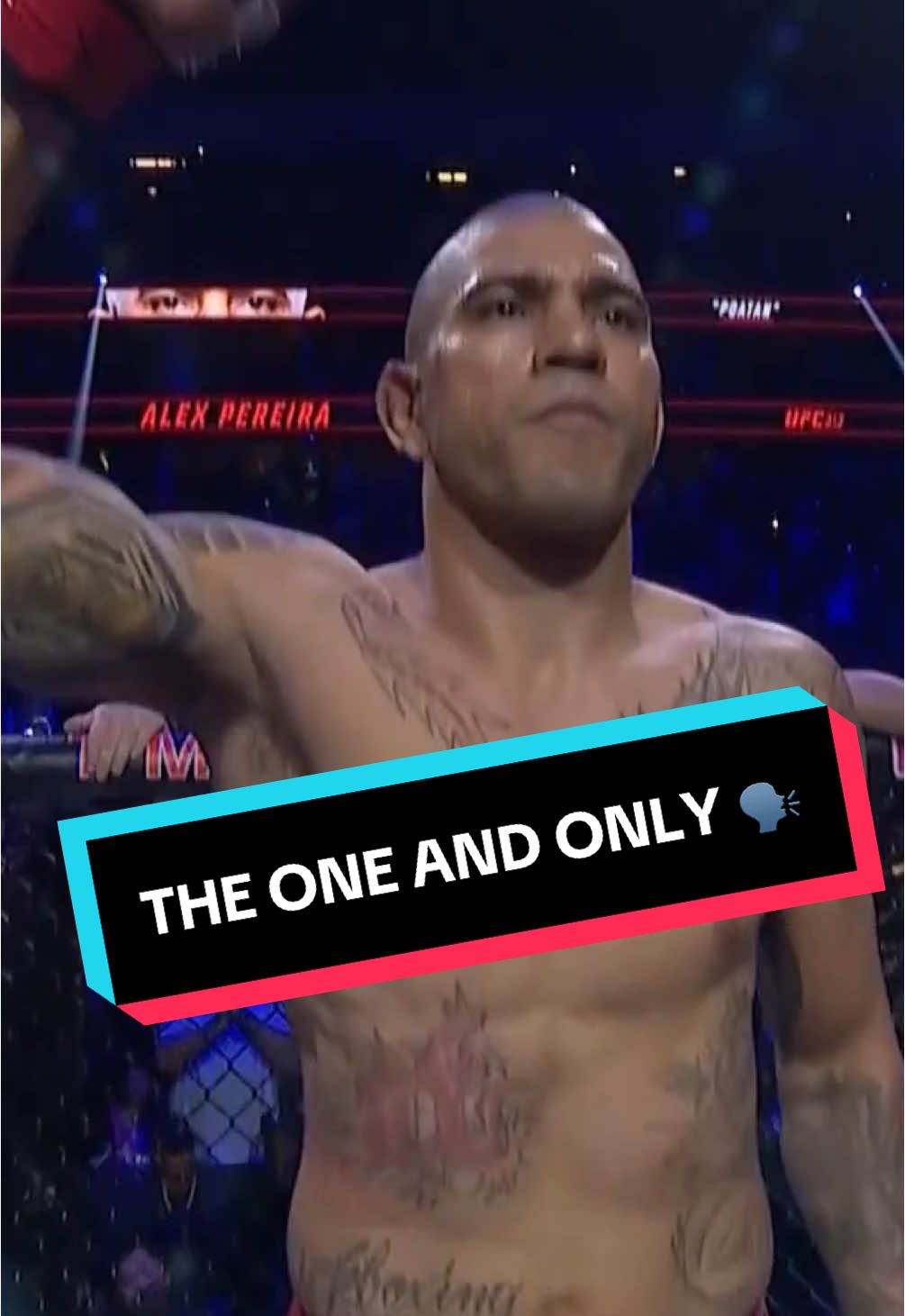 Bruce Buffer just announced Alex Pereira as “THE ONE, THE ONLY” 😱😱😱 #UFC313 #UFC #MMA