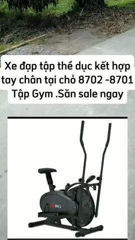 Xe đạp tập thể dục kết hợp tay chân tại chỗ 8702 -8701 .Tập Gym  #xedaptaptheduc 