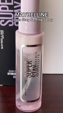 Maybelline New York Super Stay Double Fixer Setting Spray Makeup. #maybelline #makeup #settingspray #superstay