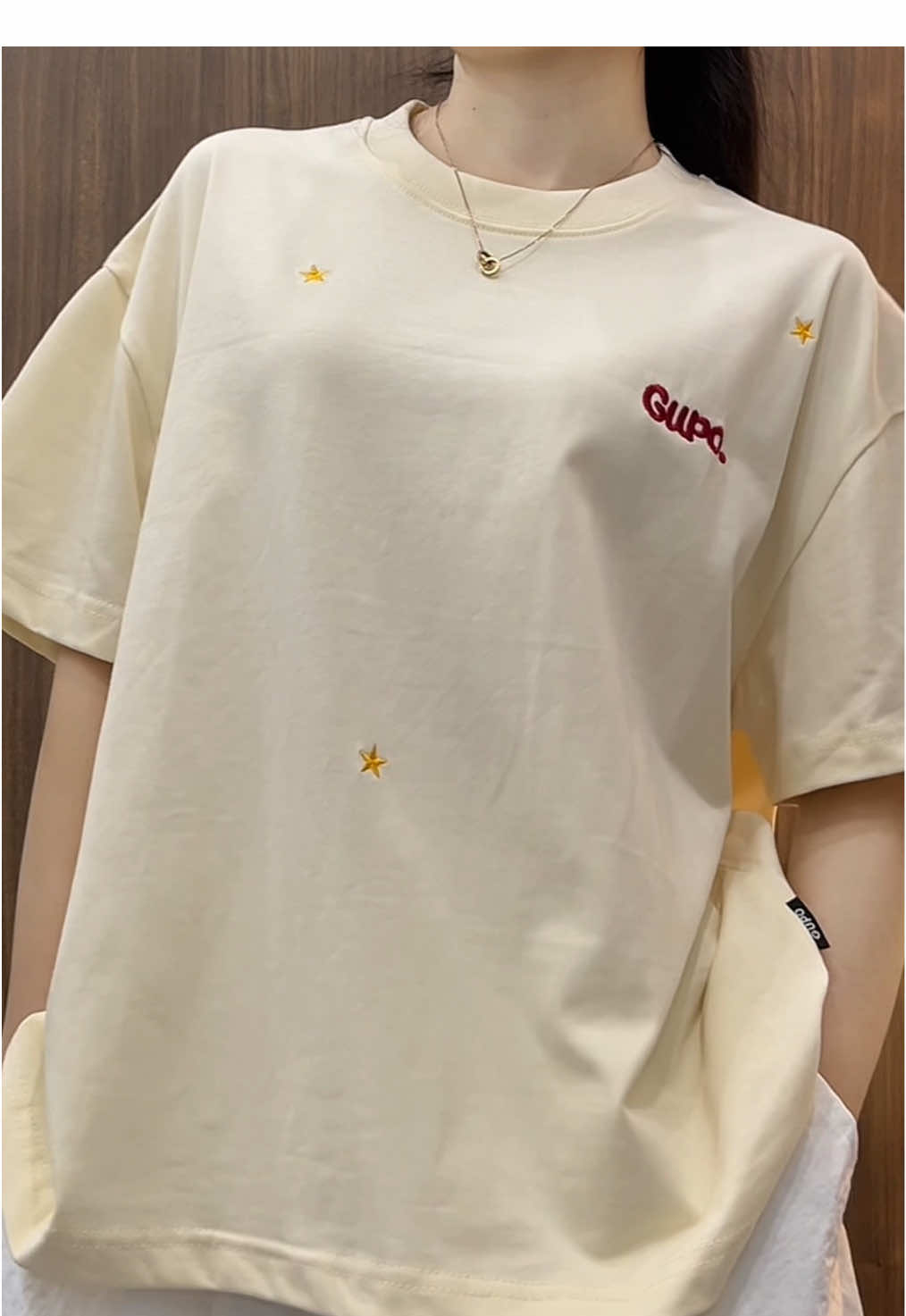 Boxy tee thêu GUPO ✨ #phoidoxinh #reviewthoitrang #aothun #aothunformrong #aothunboxy #gupo 