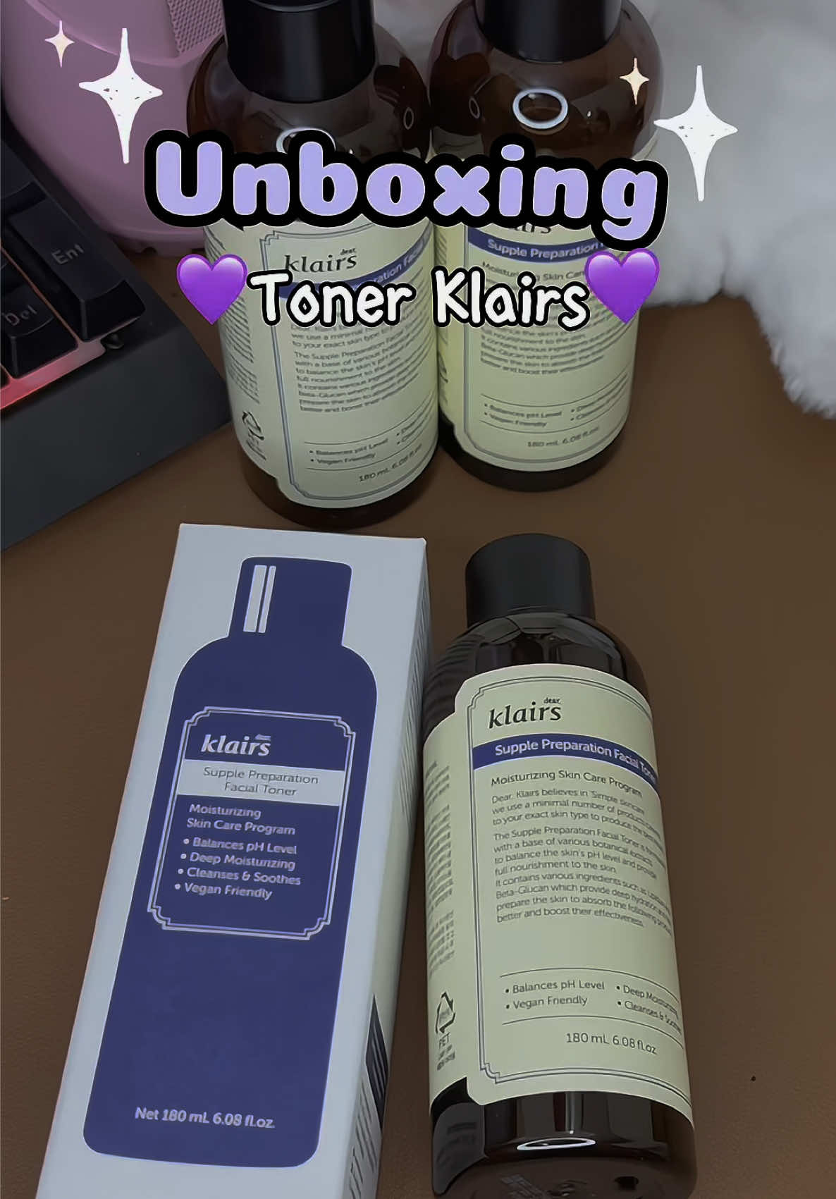Dùng bao nhiu loại toner , Klairs vẫn là chân ái của tui 🫶🏻 #toner #klairs #tonerklairs #tonerdanhaycam #reviewlamdep #unboxing #chamsocda 