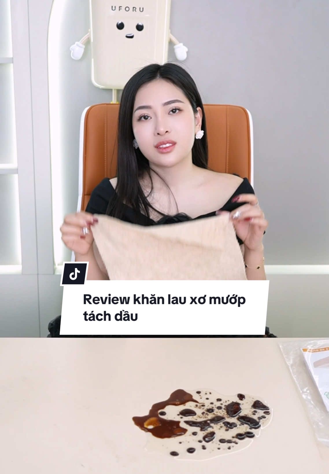 Review khăn lau xơ mướp tách dầu có thực sự tốt như quảng cáo? #tranganna #review #khanlauxomuoptqchdau #xuhuong 