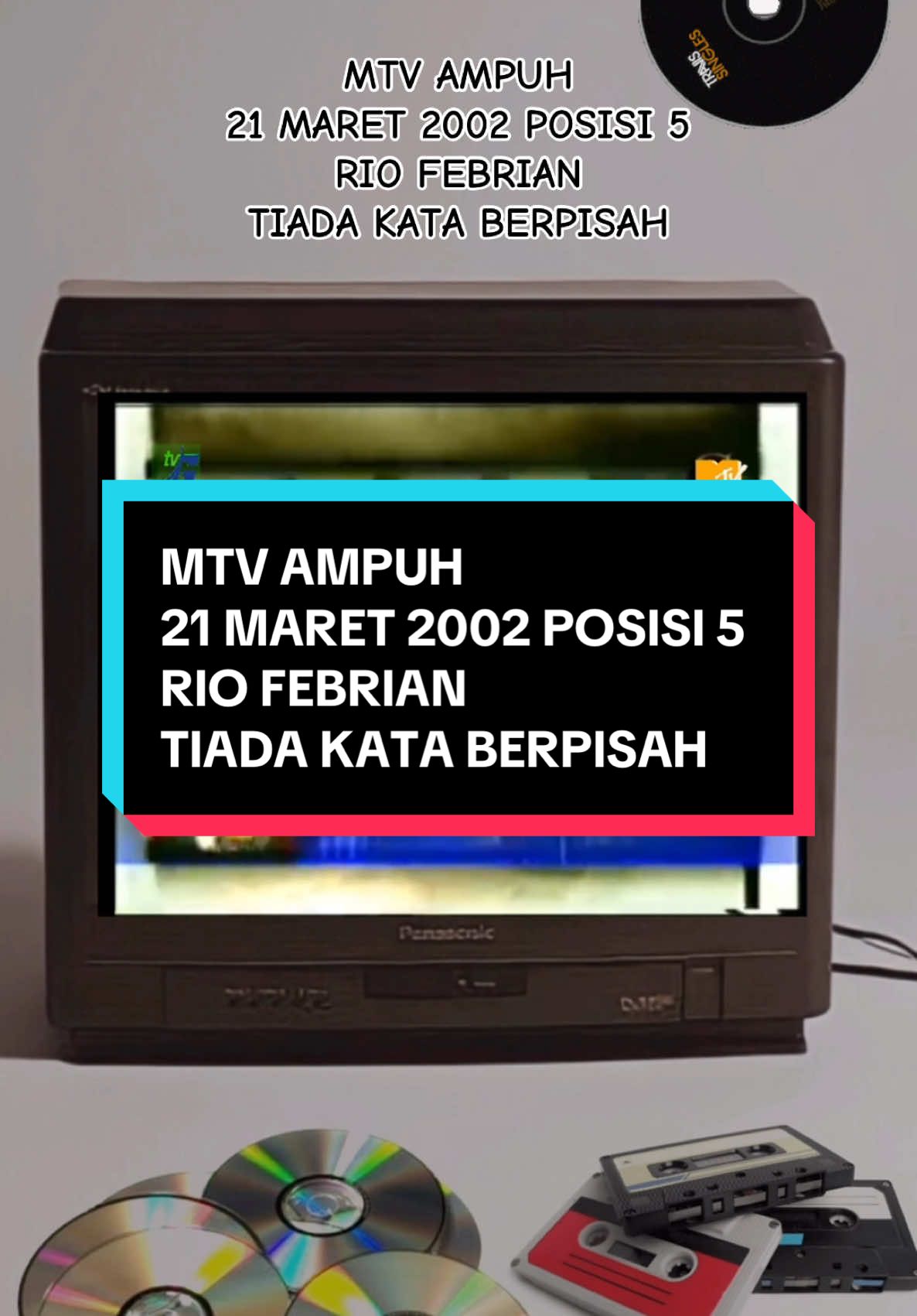 MTV AMPUH 21 MARET 2002 POSISI 5 RIO FEBRIAN TIADA KATA BERPISAH  #mtv #mtvampuh #mtvampuhindonesia #mtvindonesia #riofebrian #tiadakataberpisah #riofebriantiadakataberpisah #lagunostalgia #lagunostalgiaindonesia #lagu2000an #lagu90an #asiabagus #fyp #fypシ゚ 