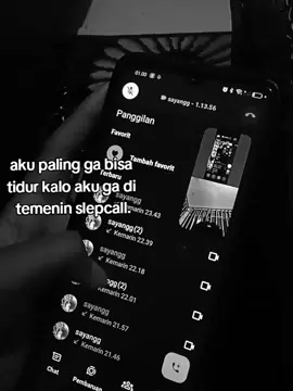 bawaan ya ga mood aja gitu kalo ga sleepcall sama kamu.