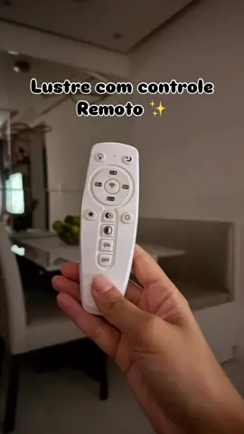 Lustre com controle remoto #lustre #controles #ape #sala #saladejantar 