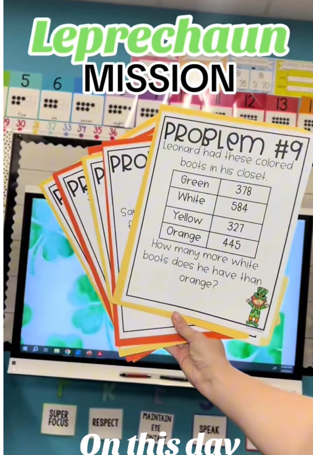 Fun Leprechaun Mission we did last year💚🍀 #teachertok #teachersoftiktok #teachertoks #teacherlife #teachertiktok #teacher #teachers #teachervlog #onthisday 