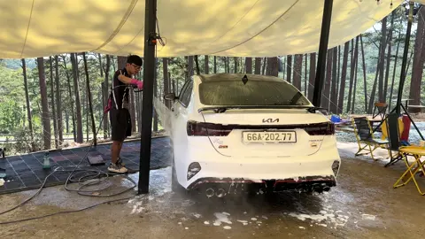 View rửa xe đỉnh nhất dalat #xuhuong #kia #k3 #66đồngtháp 