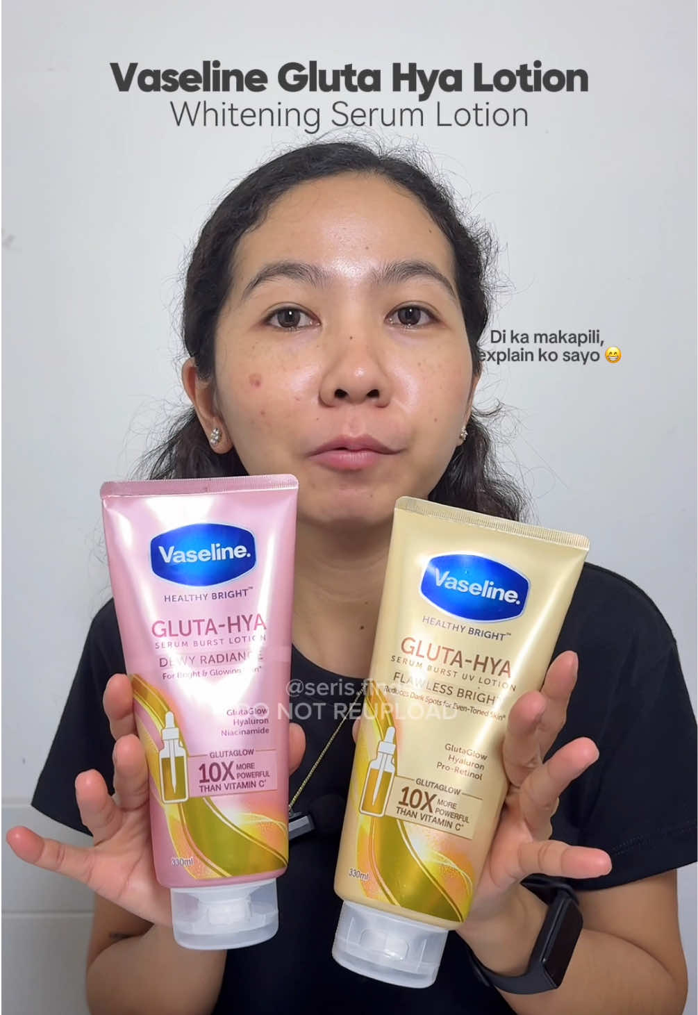 Pwde rin dalawang Gluta Hya bilhin mo 🫣 #vaselineglutahya #glutahya #serumlotion #whiteninglotion #lotionwhitening #serisfinds #lotion #vaseline #glutahyalotion 