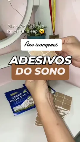 Adesivo do sono! Suas noites mais tranquilas  #sono #insonia #saudeebemestar #acheinashopee #foryoupage 