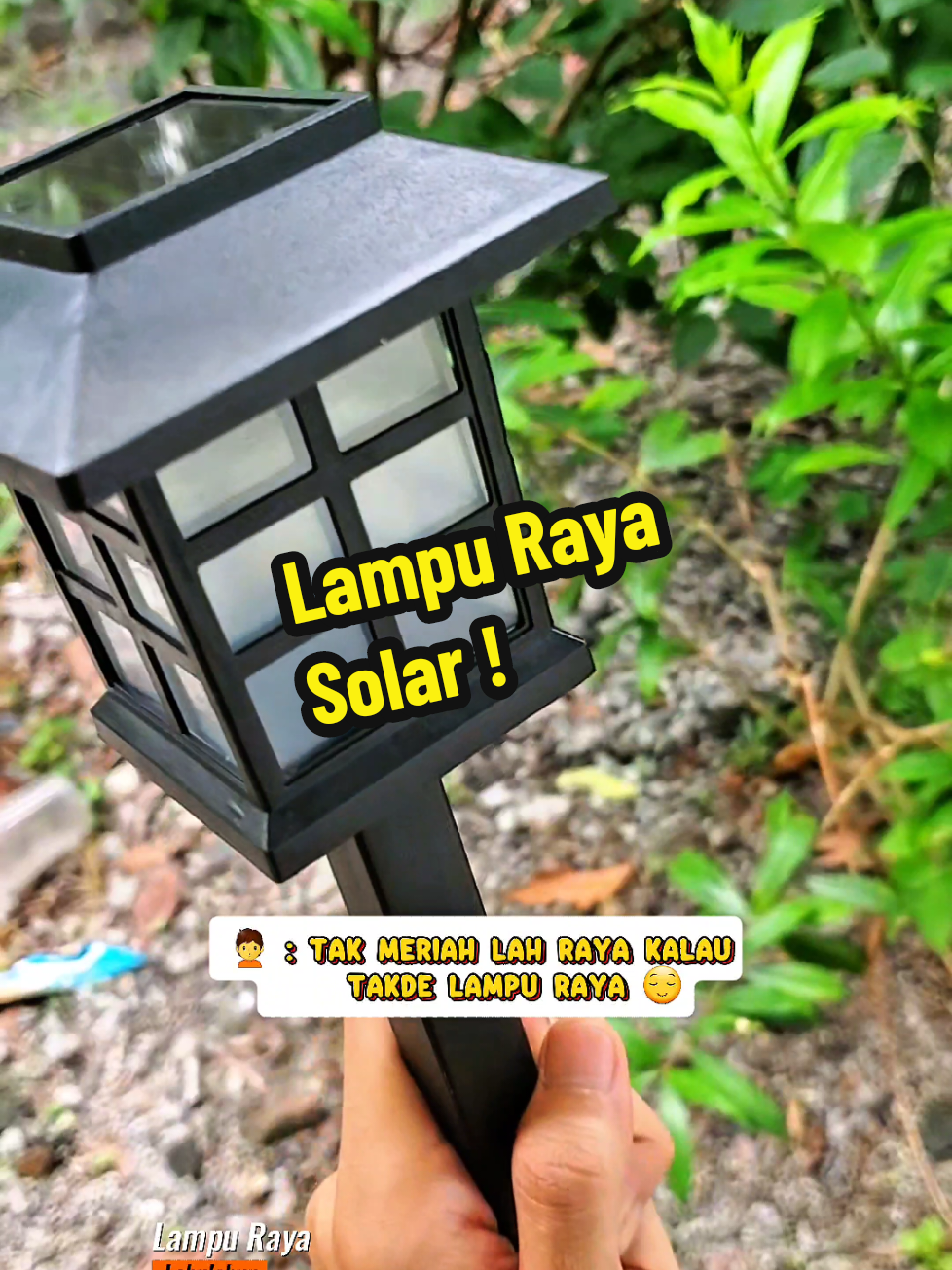 Replying to @iffaimanina Lagi meriahlah rumah kalau pasang lampu raya ni ! jimat bil api sebab pakai solar je , mmg cantik kalau pasang depan rumah 😁 #fyp #racuntiktok #lampurayasolar #lampuraya #lampuraya2025 #lampurayamurah 