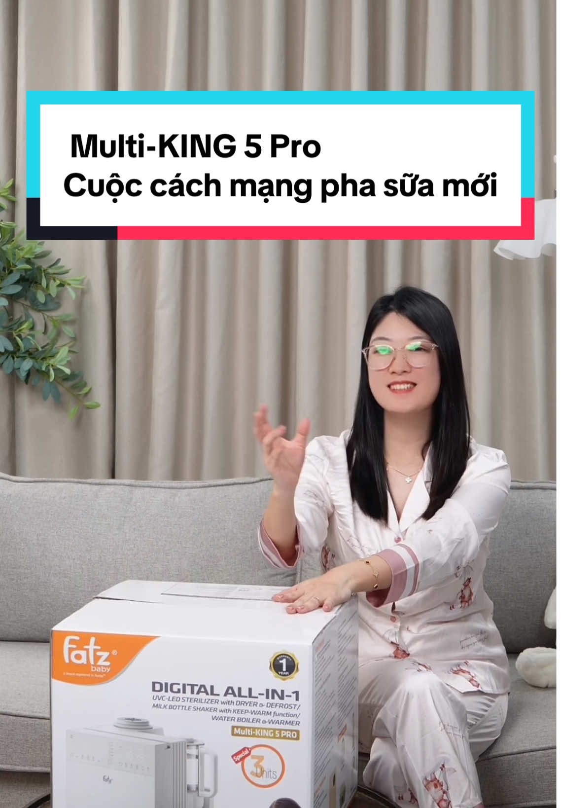 Multi-KING 5 Pro của Fatzbaby  Cuộc cách mạng pha sữa mới cho các mom #doomibaby #fatzbaby #embedangyeu #review #binhsua🍼 #xuhuong 