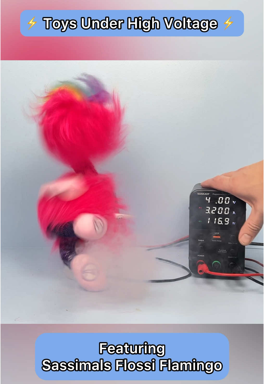 Toys Under High Voltage - Sassimals Flossi Flamingo #highvoltage #untilitpops #toy #flamingo #sassimals #flossi #dance