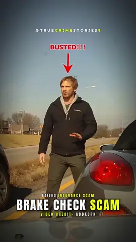Insurance Scammer Brake Check on Dashcam #dashcam #brakecheck #roadrage #instantkarma #dashcamkarma