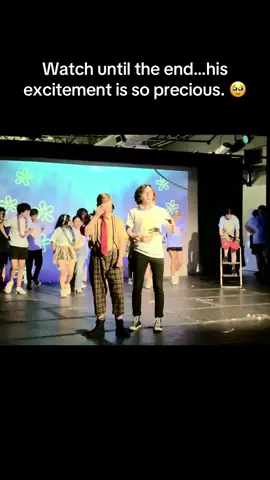 So many have asked for more videos of Ryan and it makes me so happy to see everyone cheering him on because that’s what he does for everyone else every single day. Here is a short clip from his 18th bday party where @Garrett H. Foster, who played SpongeBob, and other cast members made Ryan’s dreams come true that day. It was truly the must special day ever, these kids hearts are true gold.❤️ The videos probably won’t be too great because I was sobbing most of the time while recording…lol. #downsyndrome #spongebob #christiantiktok #musicaltheatre #theaterkid #theatertiktok 
