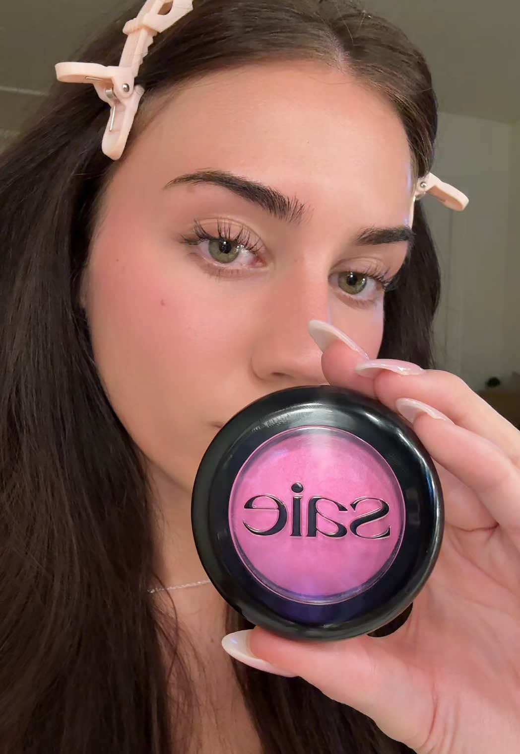I <3 @Saie #supersuede #blush #bella 