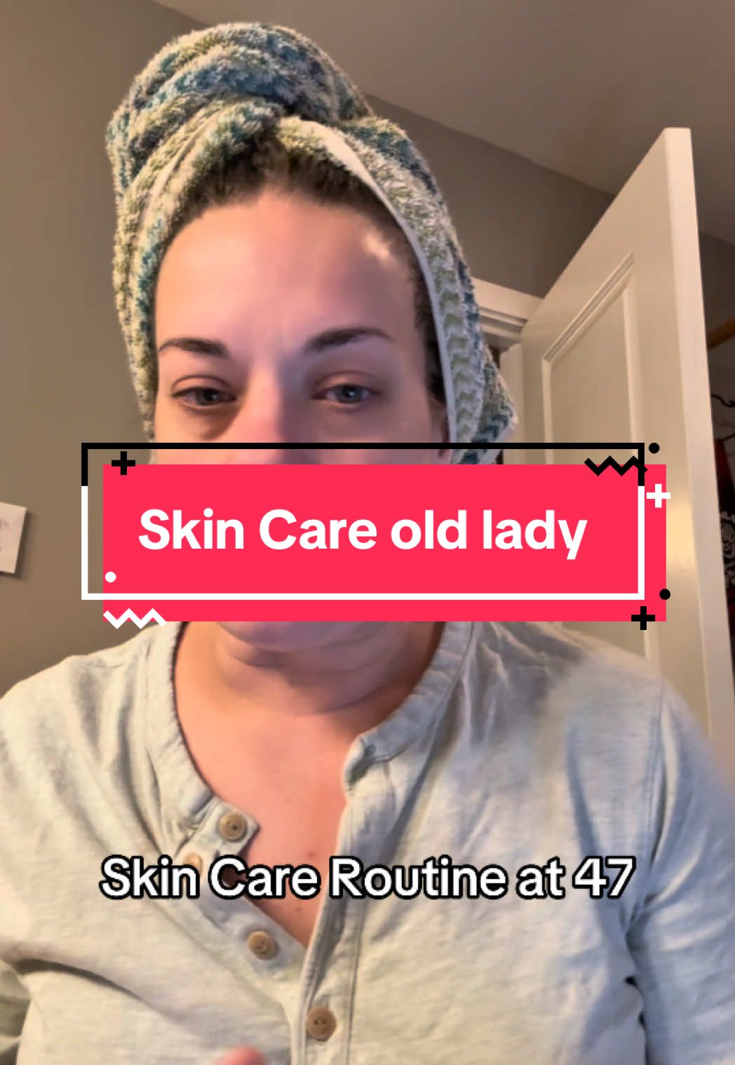 Old lady skin care routine! #wnp #skin #skincare #skincareroutine #skincaretips #skincaremusthaves #skincareover40 