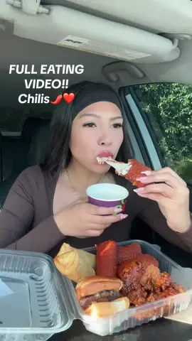 CHILIS FULL EATING VIDEO!❤️🌶️ WHO ELSE WATCHED PARADISE?😩CURRENTLY WATCHING THE OC😊 #chilis#chilistripledipper#chilismukbang#mozzerellasticks#mukbang#mukbangeatingshow#mukbangs#foodvideo#foods#foodasmr#asmr#asmrsounds#asmreating#eatingshow#eatingsounds#bigbites#crunchyasmr#ranch  