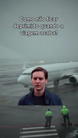 O segredo para combater a depressao pós viagem 😂 #viajar #viagens #viajarpelomundo #dicasdeviagem #trend 