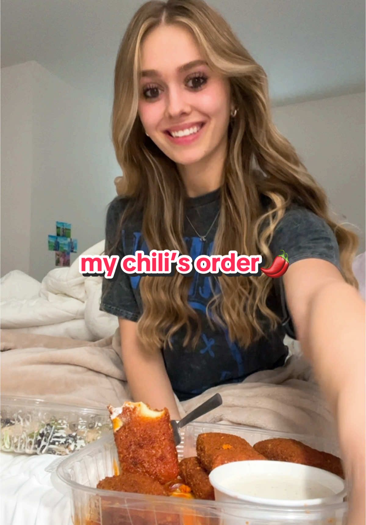 my chili’s order🌶️ #chilis #order #nashvillehotmozzarellasticks #soyum #salad 