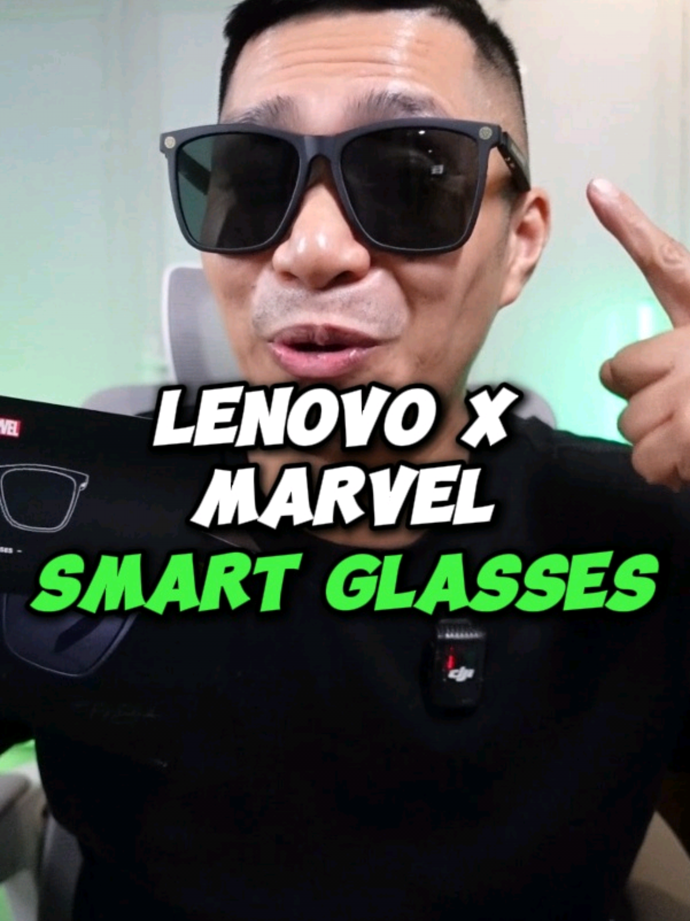 LENOVO x MARVEL SMART Bluetooth Sunglasses - Built-in Speaker for Music and Calls, Soft Touch Voice Command #lenovo #marvel #smartglasses #bluetoothspeaker #earphones #headphones #music #handsfree #driving #safety #biking #safedriving #Summer #vacation #travel 