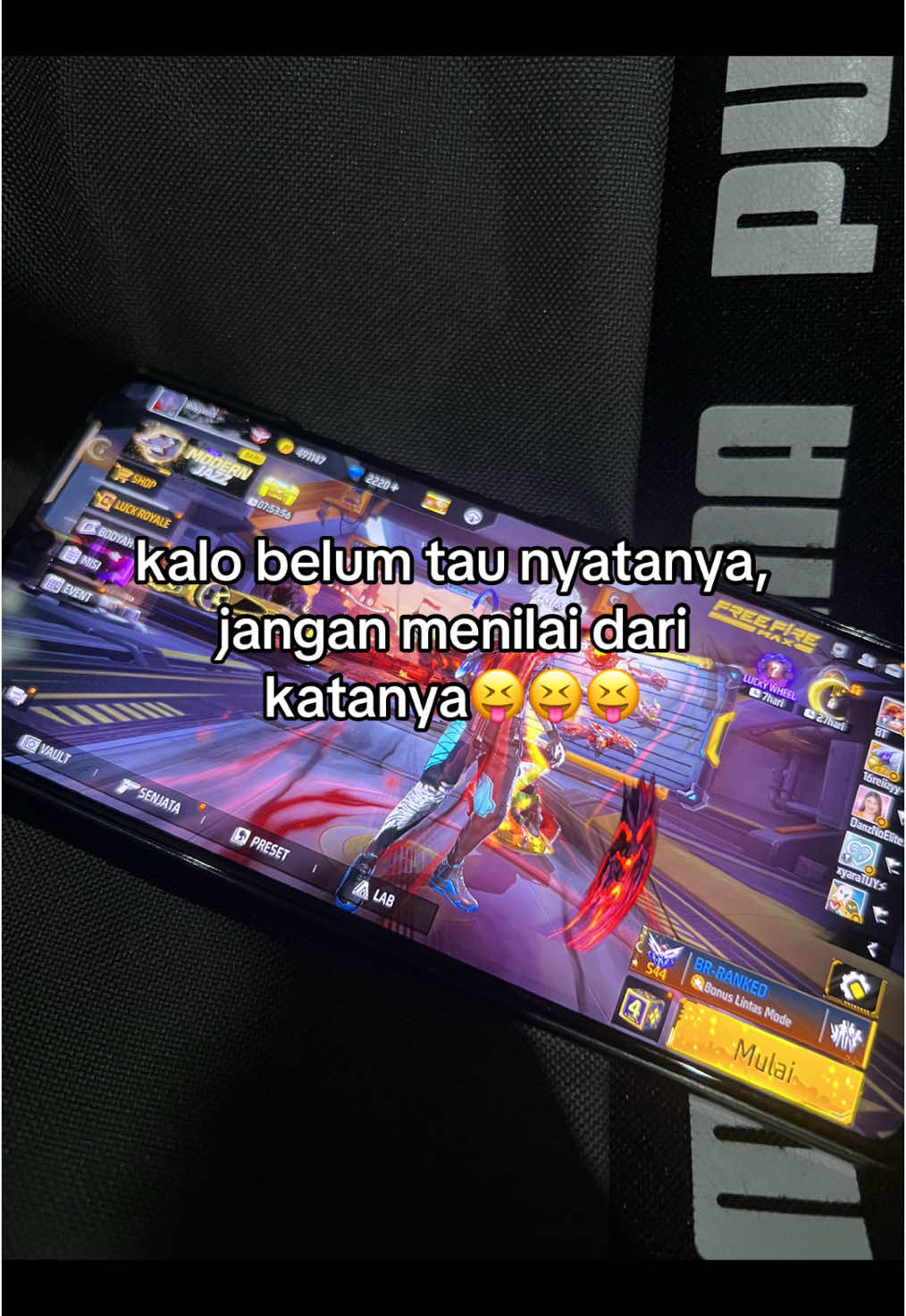 😝 #katakata #storyff #fyp #elitecees🥴🤙 #xybca #umaycs 