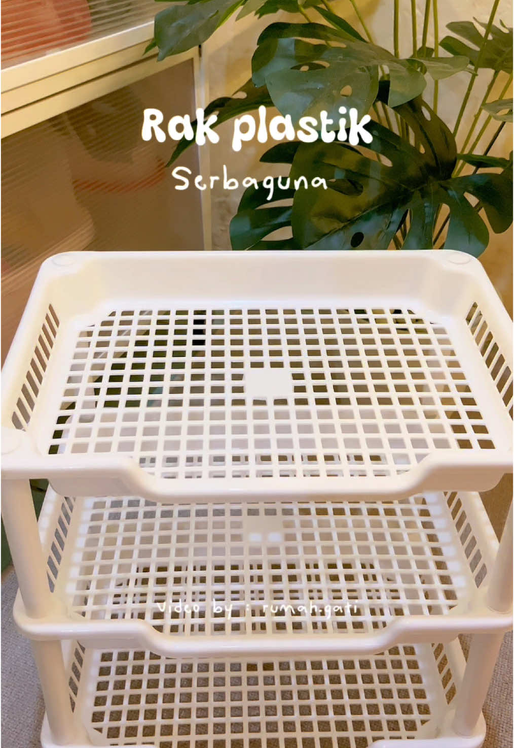 Simpan bumbu jadi mudah #rak #raksusun #rakplastiksusun 