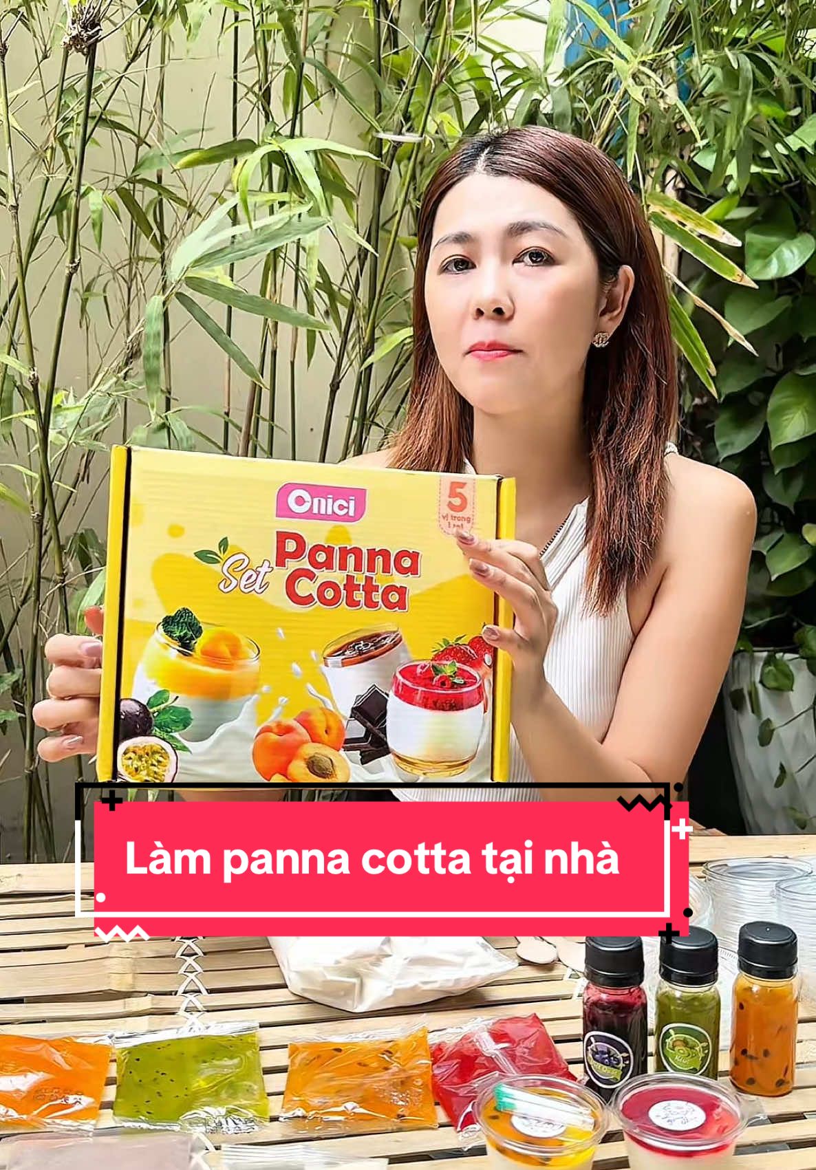 Set làm Panna Cotta 5 vị sốt #xuhuong #pannacotta #anvat #dungkool9x 