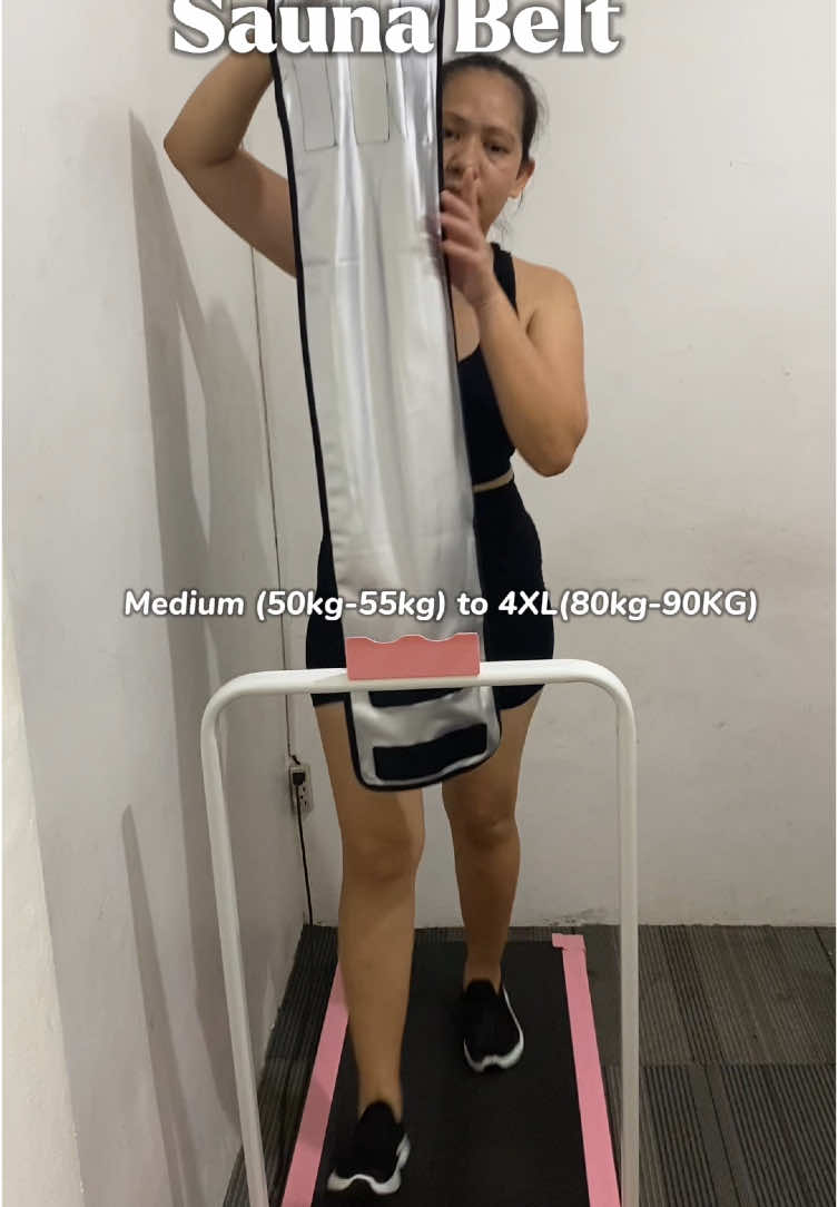 Sauna Belt Maganda gamitin kung target mo lumiit ang tummy. #sauna #saunabelt #exercisetips #fyp #sweatbelt 