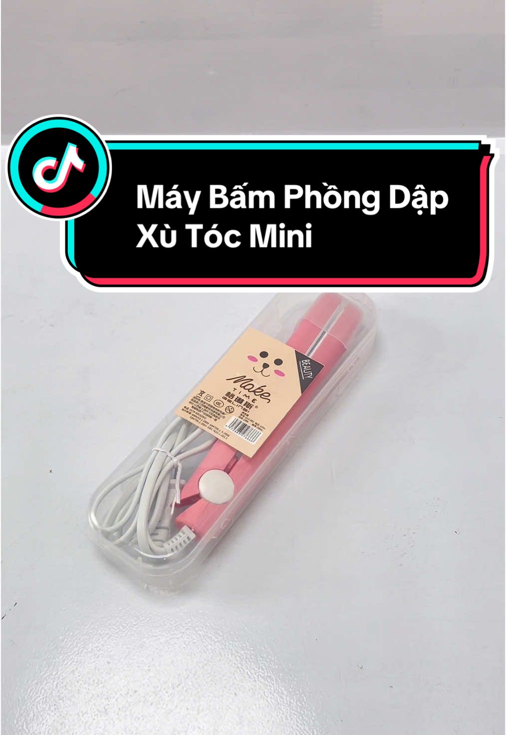 Máy bấm phồng dập xù tóc mini siêu tiện lợi #maybamphongchantoc #maydapxutoc #masknoidiatrung1997 #tiktokshopvn 
