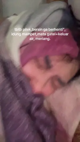 ini yang ku rasakan setiap pagi sore dan malam#pagi😫#alergi #dingin #pilek 