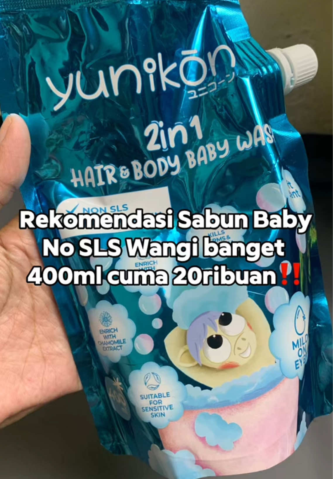 Suka sama wanginya enak banget harganya juga murah #bodywashbaby #sabunbaby #yunikon 