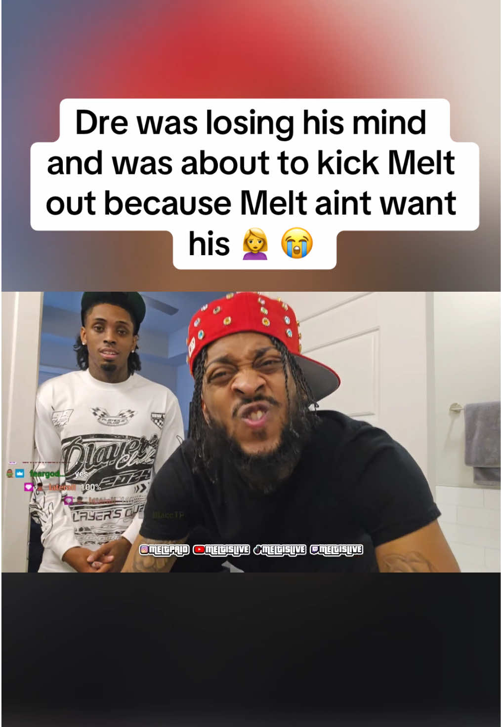 😂😭 #meltislive #melt #springbreak  #houston #fyp #twitchclips  #viral #foryou   serenity #primetimehitlatv #dredatopic #meechie #tykwondoe 
