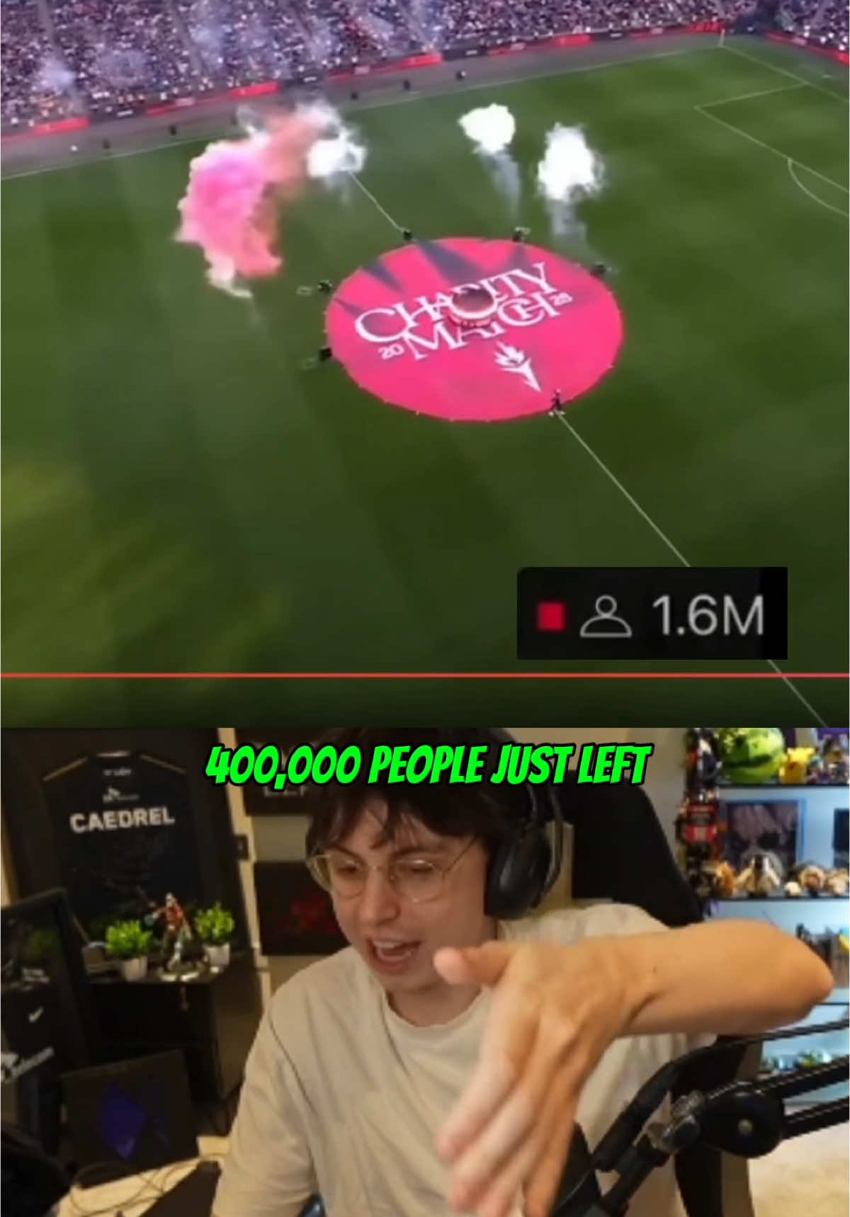 -400k for KSI 😭 #caedrel #leaguetok #leagueoflegends #sidemen #sidemencharitymatch #ksi 