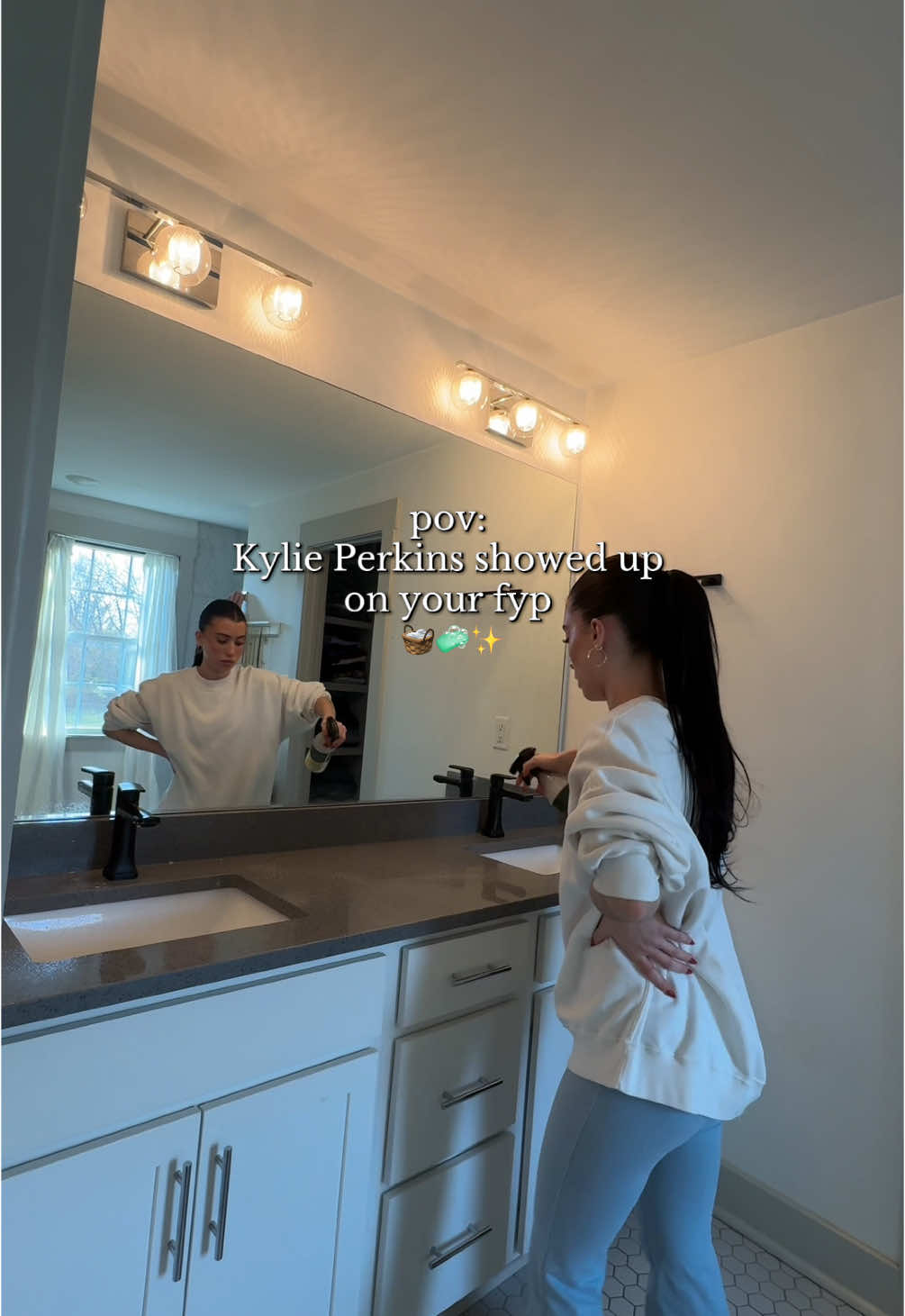 She gave me the motivation to get through my Sunday reset yesterday 🧺🧼✨@Kylie Perkins #kylieperkins #motivation #cleaningmotivation #productivity #CleanTok #cleaning #organization #sundayreset #CapCut 
