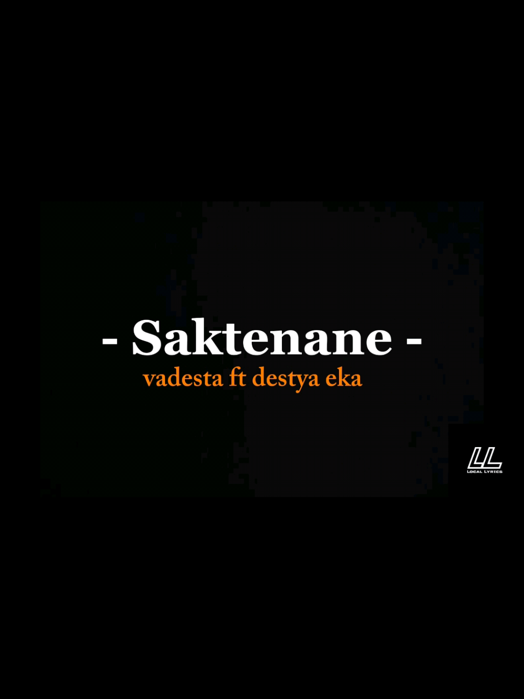 Saktenane - Vadesta ft Destya Eka (Full lyrics lagu)  #masukberandafyp #viralvideo #jawapride #laguviral #galaubrutal #sadsong #overlay #sadvibes🥀 #fyp #saktenane #vadestaofficial 
