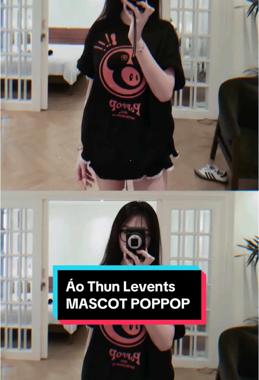 Áo Thun Levents MASCOT POPPOP 🎀#xuhuong #xuhuongtiktok #viral #videoviral #aufits 