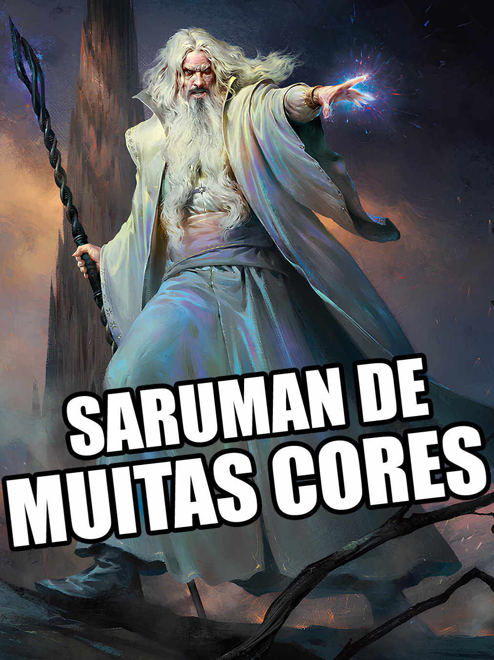 🧙 Saruman o Branco deveria ter sido o de Muitas Cores? #senhordosaneis #lordoftherings #lotr #tolkien #saruman #nerdroots